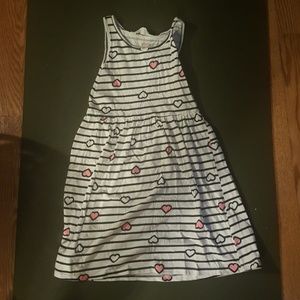 H&M casual striped heart dress
